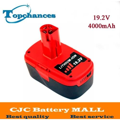 High Quality 19.2V 4000mAh Li-Ion Power Tool Battery For Craftsman C3 11374 11375 130285003 CRS1000 10126 11569 11585