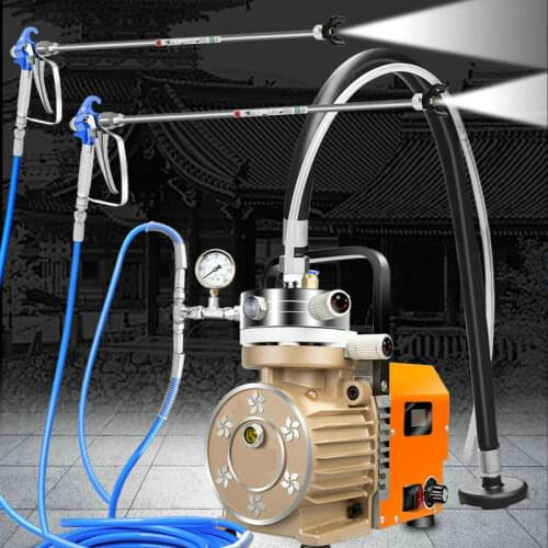 220V 4000W Permanent Magnet Variable Frequency Motor Diaphragm Spraying Machine Latex Paint Paint Coating Spraying Machine