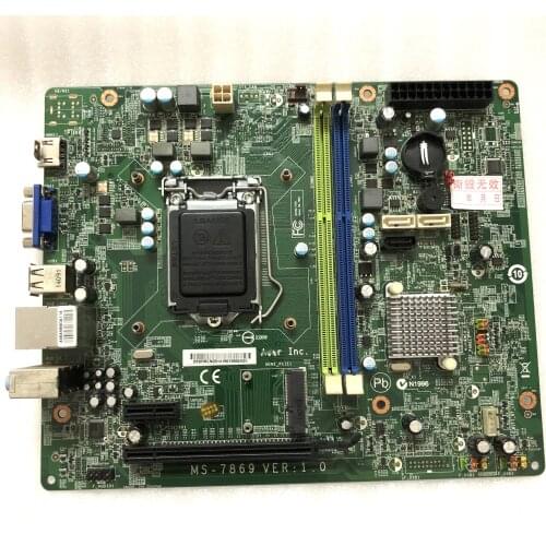 For acer TC-605 TC-705 SX2885 Desktop Motherboard MS-7869 Mainboard 100%tested fully work