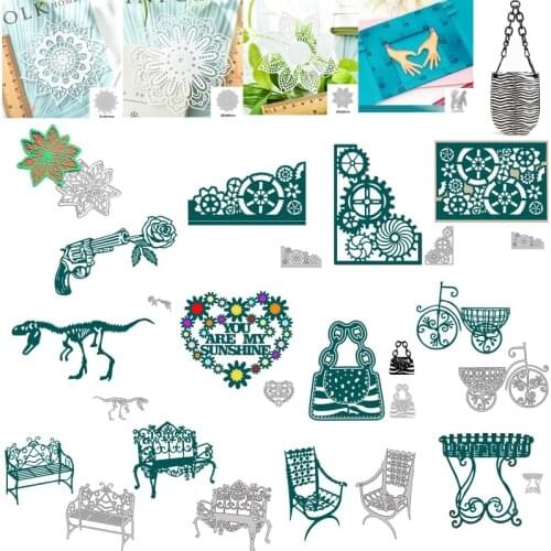 Flower Metal Cutting Dies Stencil Scrapbooking DIY Album Stamp Paper Embossing D0AC