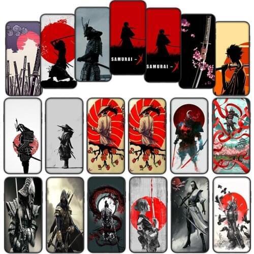 Japan The samurai Ninja Soft Cover Case for Xiaomi Mi Note 10 Ultra A1 A2 Lite A3 Pro Max Pocophone F1