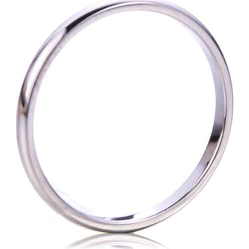 Charm Titanium Steel Simple Fashion Anti-Allergic Couple Ring Fine Jewelry Men And Women Party Fashion Gift