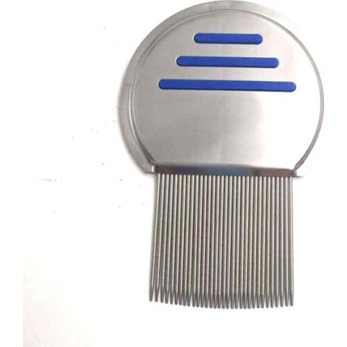 1 Pcs Professional Stainless Steel Kids Hair Terminator Lice Comb Nit Free Rid Head Lice Super Density Teeth Remove Nits