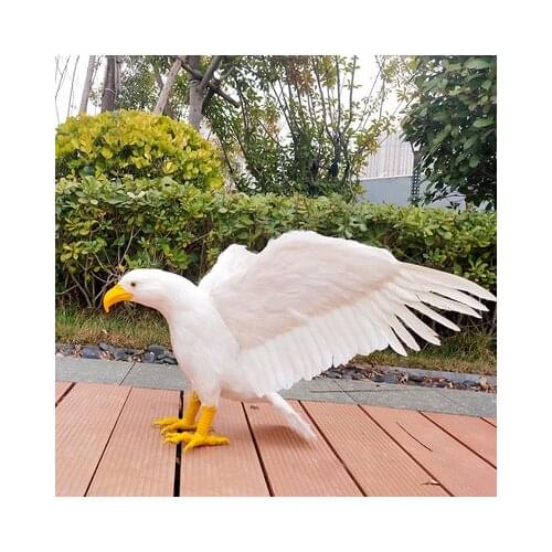 Lifelike toy bird eagle hard model foam&feathers spreading wings eagle craft party prop home garden decoration Xmas gift b1227