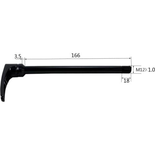 Thru axle with X-12 SYNTACE 12x100 12x142 12x148 conical head length 117 162 166 mm thread Pitch 1mm custom made available
