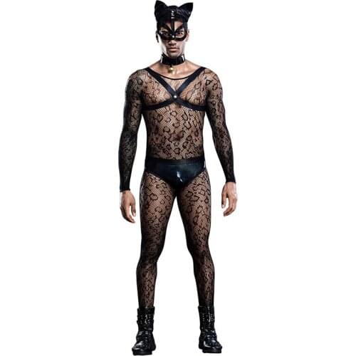 Sexy Costumes for Man catman sexy uniformStyle Lingerie and Panty Sexy Underwear Exotic Costumes