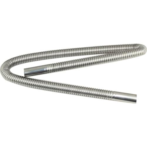 60-300cm Air Parking Heater Stainless Steel Exhaust Pipe Tube Gas Vent Fit Air Diesels Parking Tank Car Heaters Accessories