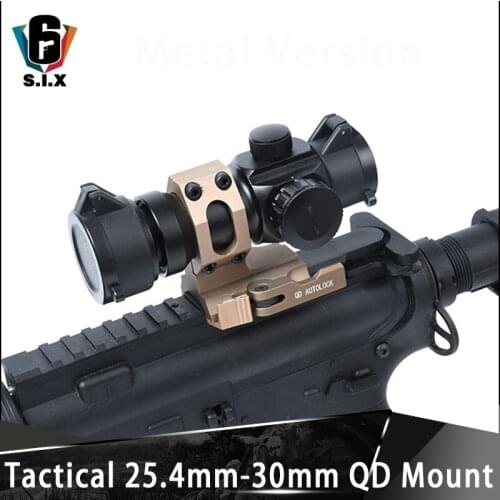 Tactical 25.4-30mm QD Scope Rail Mount Hunting M2 M3 Sight Mount Adapter For K1 M4 Fit 20mm Picatinny Rail