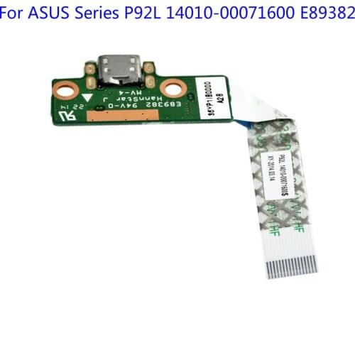 USB Charger Power Button Board With Cable 14010-00071600 E89382 For ASUS Series P92L