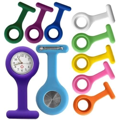 Kili High-quality Silicone Nurse Clock in 10 colors FREE BATTERY