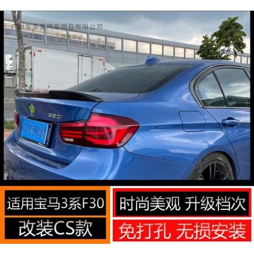 For Bmw f30 high quality Carbon Fiber rear boot Wing Spoiler Rear Roof Spoiler Wing Trunk Lip Boot Cover
