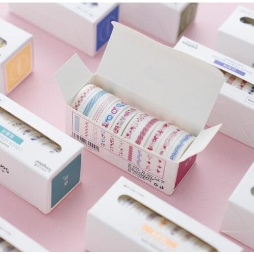 10pcs/set Lovely little fresh dream Washi Tape set DIY decoration Scrapbooking Sticker Label Masking Tape School Office Supply