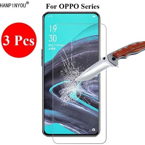 3 Pcs/Lot New 9H 2.5D Tempered Glass Screen Protector For OPPO Reno 2 A Z ACE X2 10x Zoom Realme 5 Pro K3 Protective Film