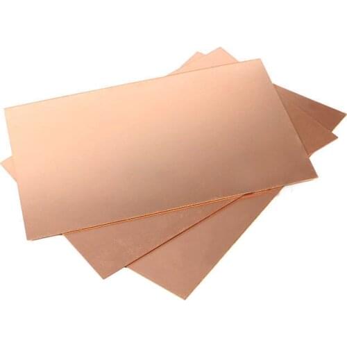 5Pcs One-side Single Side Copper Clad 70*100*1.6mm Brassboard Single Side Copper Plate PCB Board