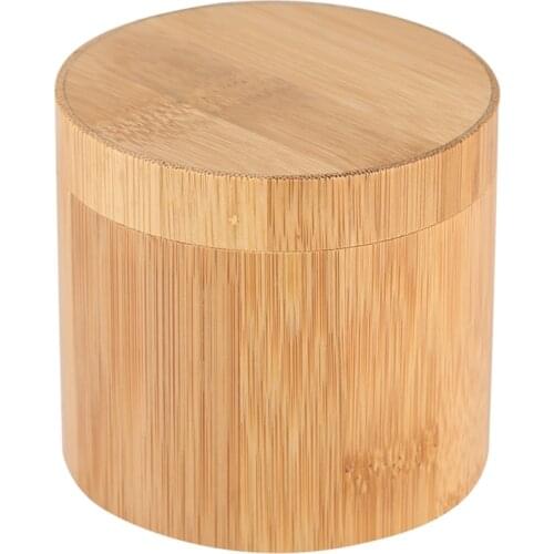 Watch Gift Box Nature Bamboo Cylindrical Watch Box Environmental Wristwatch Box Foam Pillow Watch Jewelry Protect