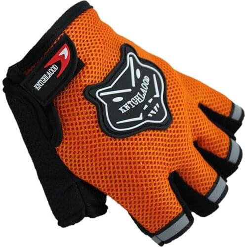 Children Kids Bike Gloves Half Finger Breathable Anti-slip For Sports Riding Cycling F-Best