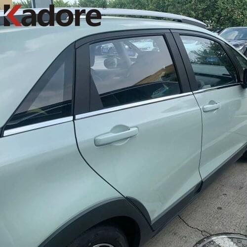 For Honda Jazz 2020 2021 Stainless Steel Lower Window Trim Garnish Molding Strip Hoods Cover Stickers Car Styling Accessories