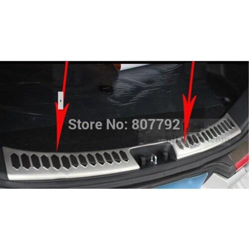 For KIA Sportage rear trunk door sill/bumper protector plate 2011-2015, 304 stainless steel,slap-up ,the best public praise