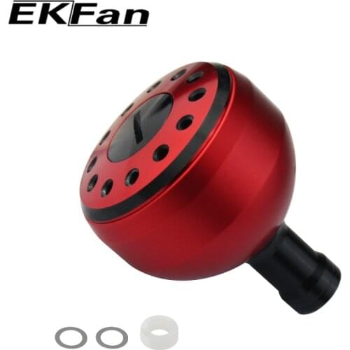 EKFan Diameter 32mm/35mm/38mm Alloy Alluminum Fishing Handle Knob Fishing Reel Handle Accessory Fishing Tool
