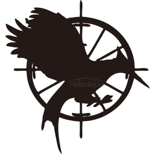 Hunger Games Catching Fire Car Body Stickers CoCar Window Door Decal Funny Top Quality Waterproof ZP141