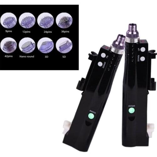 Skin injector Aqua derma Electric Pen Rechargable MTS Function Mesotherapy mesogun injector