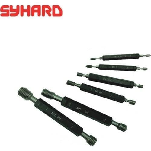 Thread Plug Gauge Measuring Tools Go No-Go Gauge M7 M9 M11 M15 M17 M23 M26*2*1.5*1.25*1