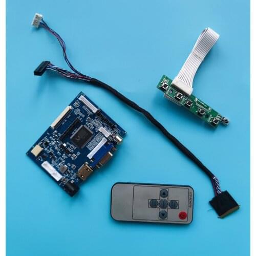 Kit Work for AT070TN83 V.1 Remote 800x480 2AV VGA AV LED HDMI-compatible Screen Controller Board Display Panel Driver Monitor 7"