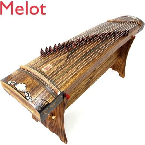 Master Personalized Creative Handmade Paulownia Small Relief Adult and Children Performance Beginner Portable Guzheng Piano