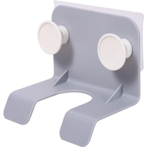 Wall Mount Bracket Waterproof Punch-free Storage Hook Hanger For Hair Dryer Power Cable Holder Organizer New