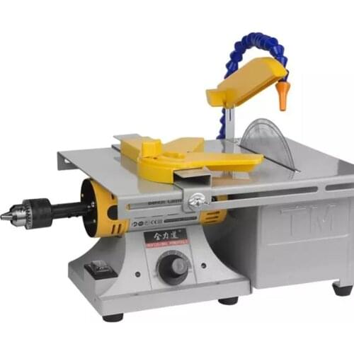 Mini Table Saw Woodworking Bench Saw DIY Model Cutting Tool Woodworking Carving and Polishing Tools Jade Cutting and Polishing