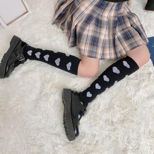 Japanese JK Mid-tube Socks Gaming Girl Uniform Knee Socks College Wind Sweet and Cool Lolita Knee Socks Pressure Thin Calf Socks