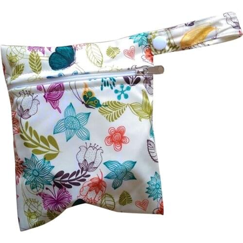 New Arrival! bags for cloth diapers bags for sanitary pads wet bags For nursing pads print color mix color free shipping