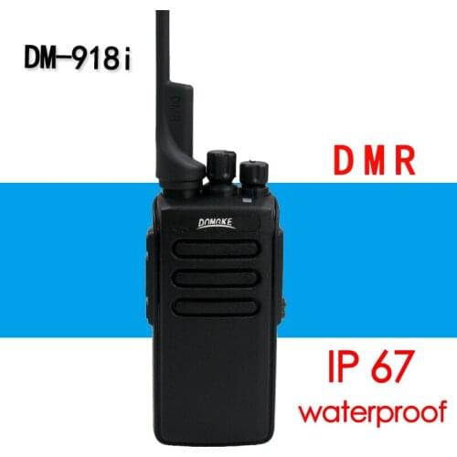 DONGKE DM-918i Digital walkie talkie tier 2 tier II Dual time slot DMR digital & Analog repeater mode Ham Portable Radio