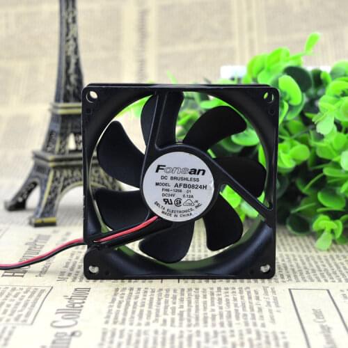 Brand new original AFB0824H FH6-1256 24V 0.12A 8CM 2-wire fan