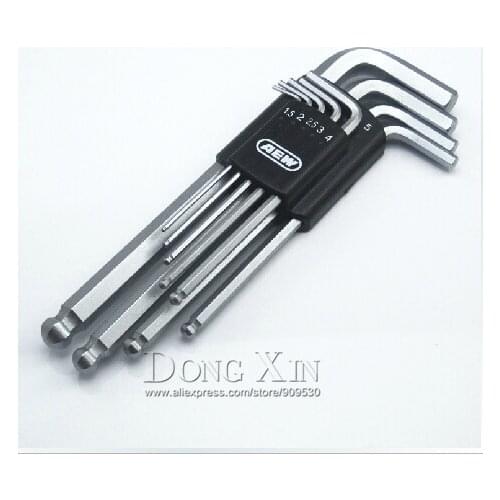 TLS-9 Metric round hex wrench head