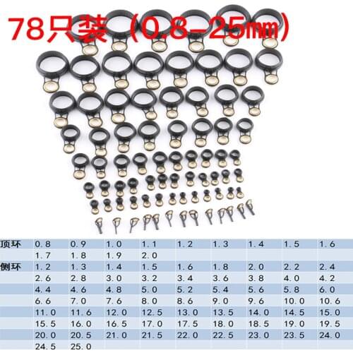 Rod Guide Ring Through Wire Guide ring repair rod repair gear guide ring accessories fishing supplies