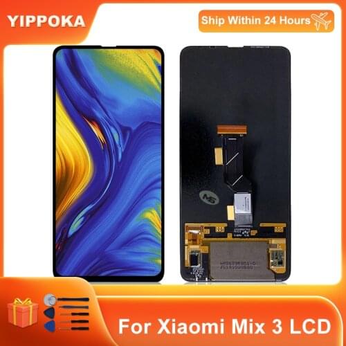 6.39" Super Amoled For Xiaomi Mix 3 LCD Display Screen Touch Digitizer Assembly Replacement Parts For MI MIX 3 Display
