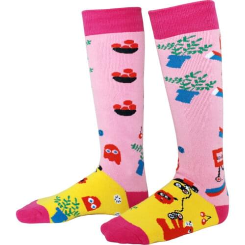 Winter Thicken Warm Kids Biys Girls Ski Socks Thick Thermal Cotton Sport Snowboard Hiking Skiing Skating Socks High Sock Warmers