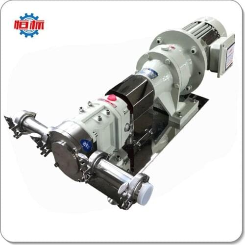 3RP Food grade tri rotor lobe tri-clamp fittings rotary lobe pump