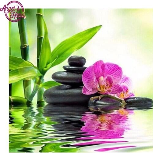 Diy Diamond Painting Cross Stitch 100% Full Diamonds Embroidery Stone orchid Christmas 3D Diamond Painting Mosaic Sets