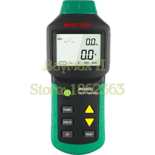 Mastech MS5908 Ture RMS Circuit Analyzer Tester Compared with Ideal Industries Suretest 61-164CN