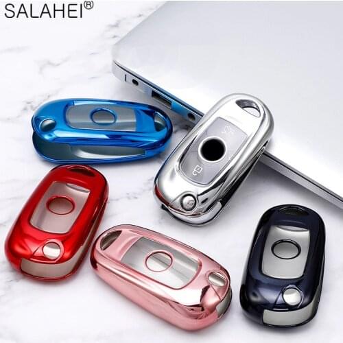 TPU Car Key Case Cover For Opel Vauxhall Astra K Corsa E For Buick VERANO ENCORE GX GL6 2019 2020 2018 Flip Car Key Case