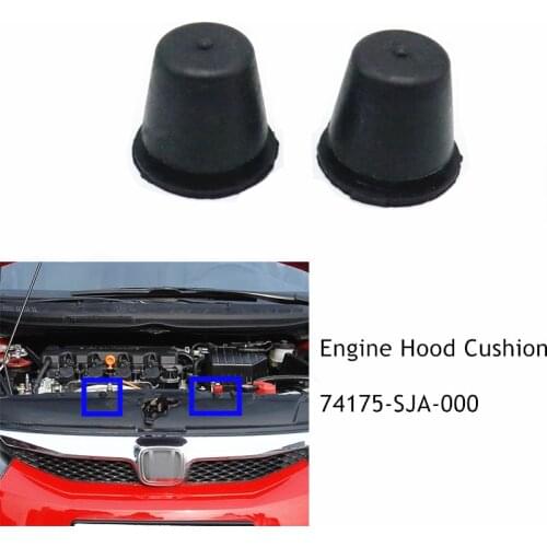 For HONDA CIVIC 2006-2015 CITY 2009-2014 ACCORD CRV 2007-2011 Car Engine Hood Rubber Cushion Bonnet Gasket 74175-SJA-000