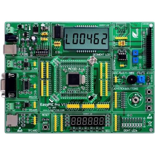 EasyPIC Pro Learning Evaluation Development Board DsPIC PIC32 PIC24 with PIC32MX795F512L