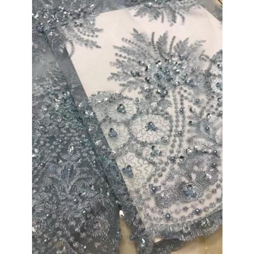 The new exquisite beads, rhinestones, high-quality embroidered tulle lace, suitable for fashionable ladies' skirts
