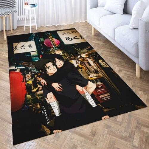 Itachi Sasuke Rugs Non-Slip Floor Mat Doormats Home Rug Carpet Bedroom Entrance Door Mat Kitchen Rugs Yoga Mat Doormat Decor