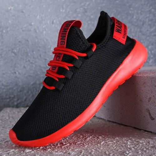 Fashion Sneakers Lightweight Men Casual Shoes Breathable Male Footwear Lace Up Walking Shoe Comfortable Joker simple