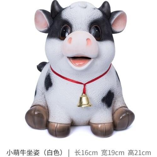 Small Piggy Bank For Kid Interesting Cute Save Piggy Bank Creative Cattle Birthday Present Design Animal Hucha Household ED70CXG