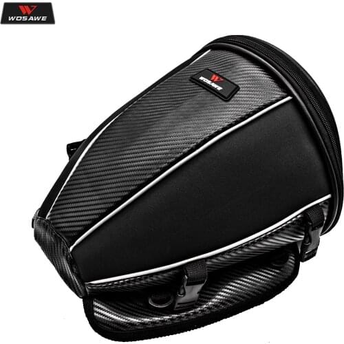 Motorcycle Bag Luggage Saddle Tank Moto Tail Bag Rear Seat Motorbike Bag Shoulder Backpack Lightweight Waterproof Reflective