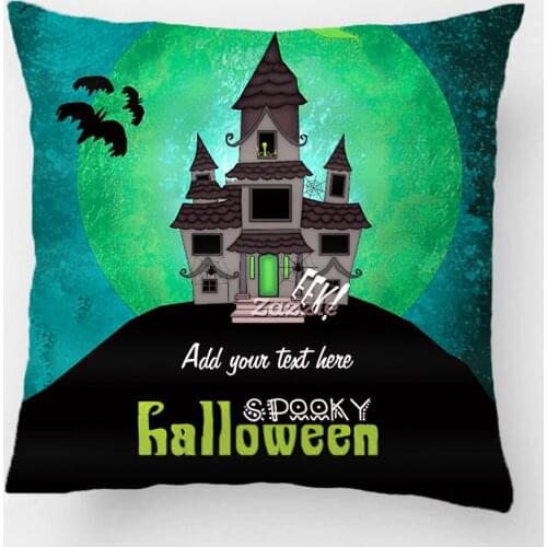 Haunted House Halloween Wedding Decorative Cushion Cover Pillow Case Customize Gift By Lvsure For Car Sofa Seat Pillowcase